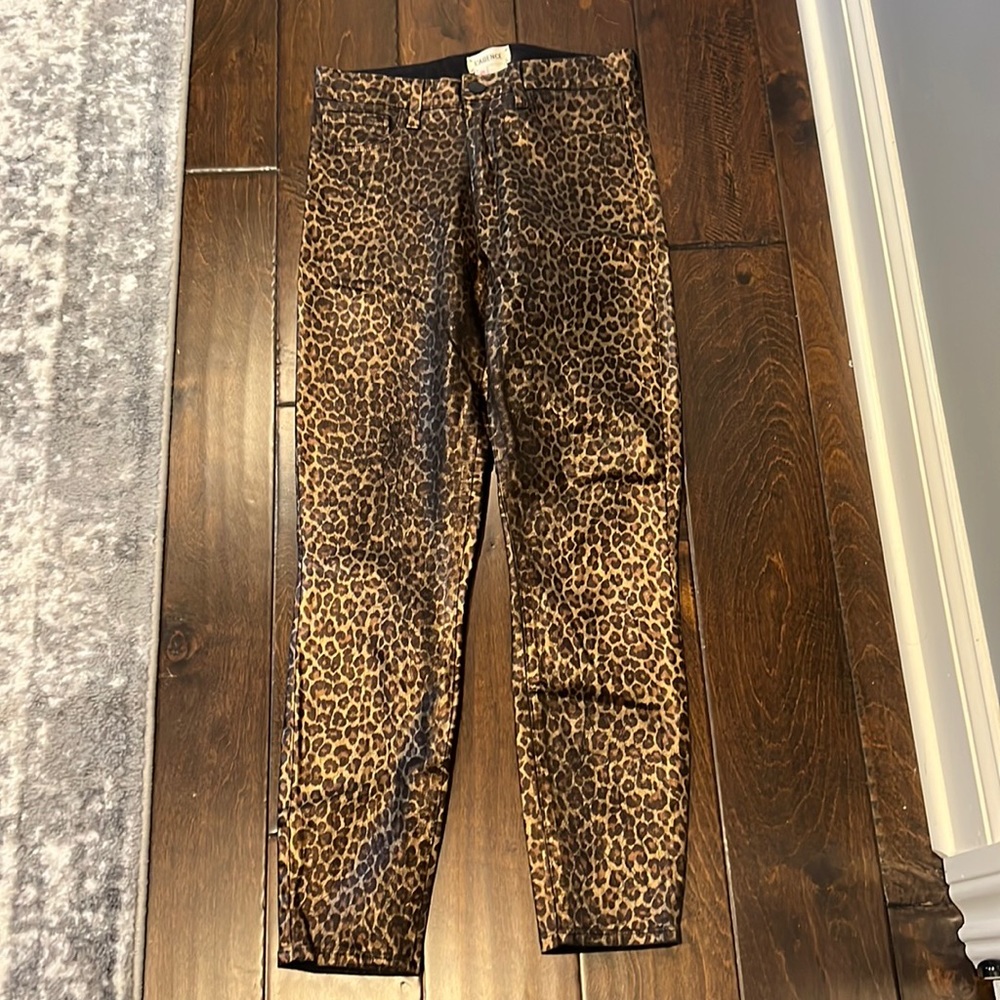 L’Agence Leopard Print Jeans / Pants